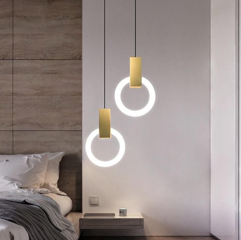 Floroux Anneau Lumière Pendante LED