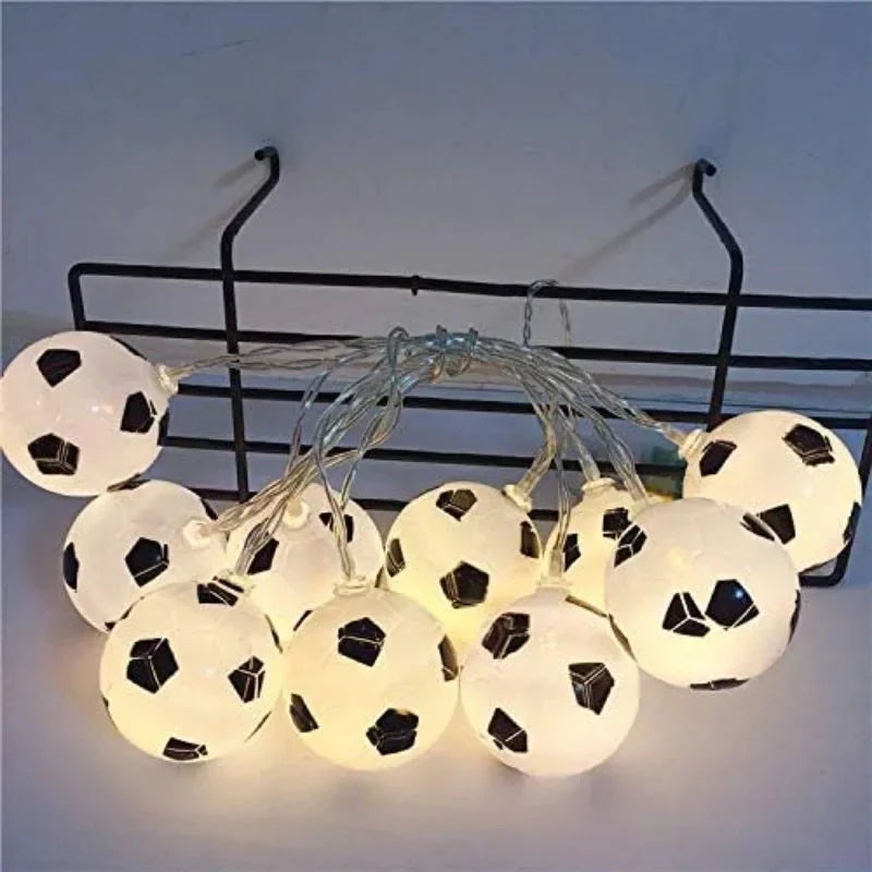 Guirlande lumineuse de nuit LED avec design de football