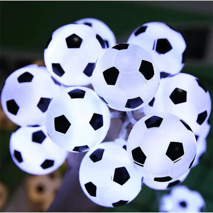 Guirlande lumineuse de nuit LED avec design de football