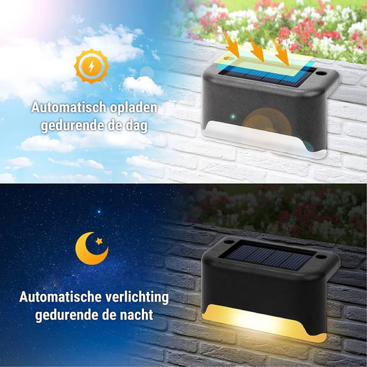 Floroux Lampes Murales Solaires à LED - Créez l'atmosphère parfaite dans votre jardin !