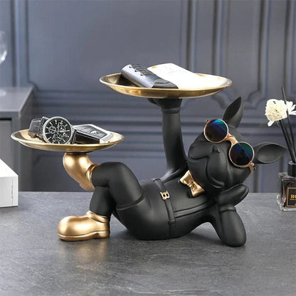 FrenchPaw™ French Bulldog Statue | Modern Decorative Figure for Home & Office | Stylish Animal Statue