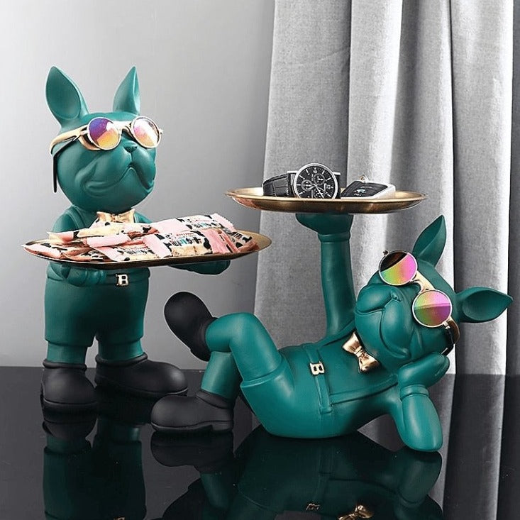 FrenchPaw™ French Bulldog Statue | Modern Decorative Figure for Home & Office | Stylish Animal Statue