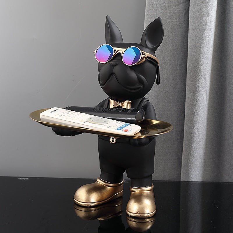 FrenchPaw™ French Bulldog Statue | Modern Decorative Figure for Home & Office | Stylish Animal Statue