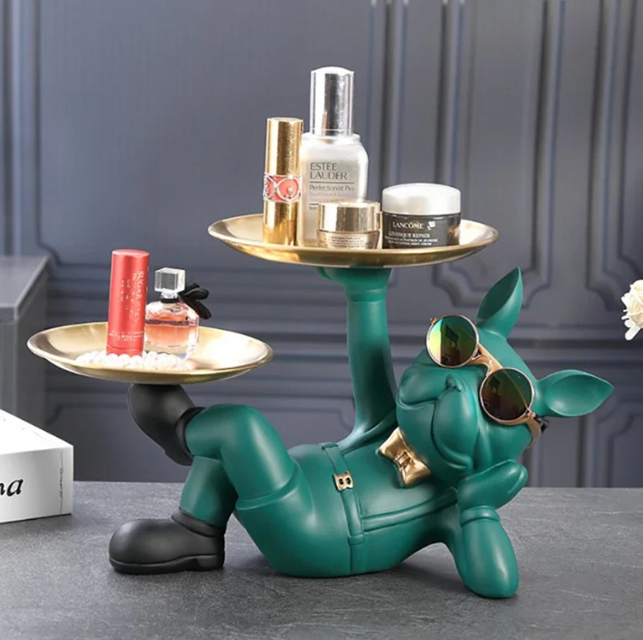 FrenchPaw™ French Bulldog Statue | Modern Decorative Figure for Home & Office | Stylish Animal Statue