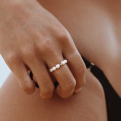 Bague Élégante Océan Perle pour Femmes - Bijoux en Perles Uniques