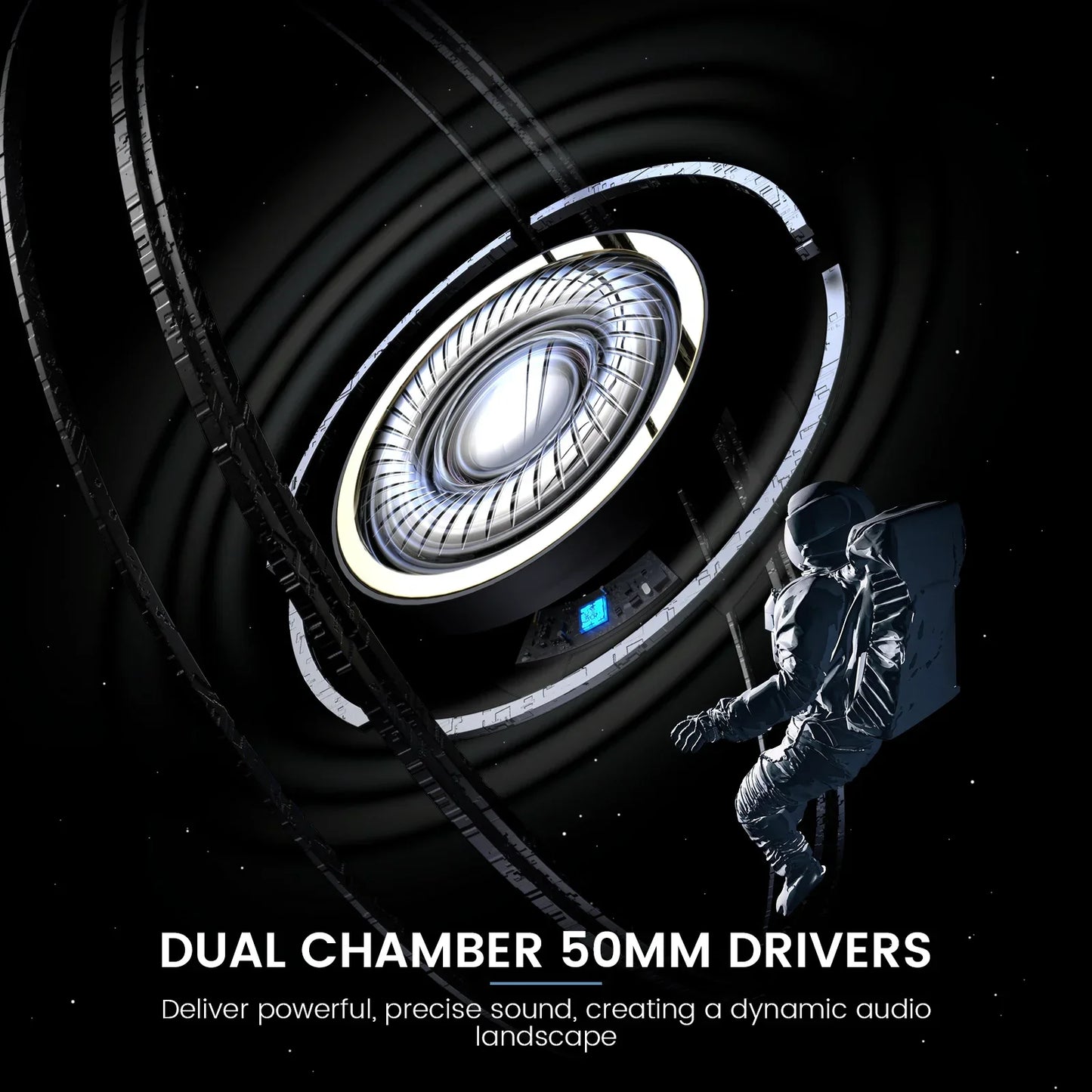 EKSA E5000 Casque de jeu filaire supra-aural - TWS Réduction de bruit HiFi Stéréo Dynamique