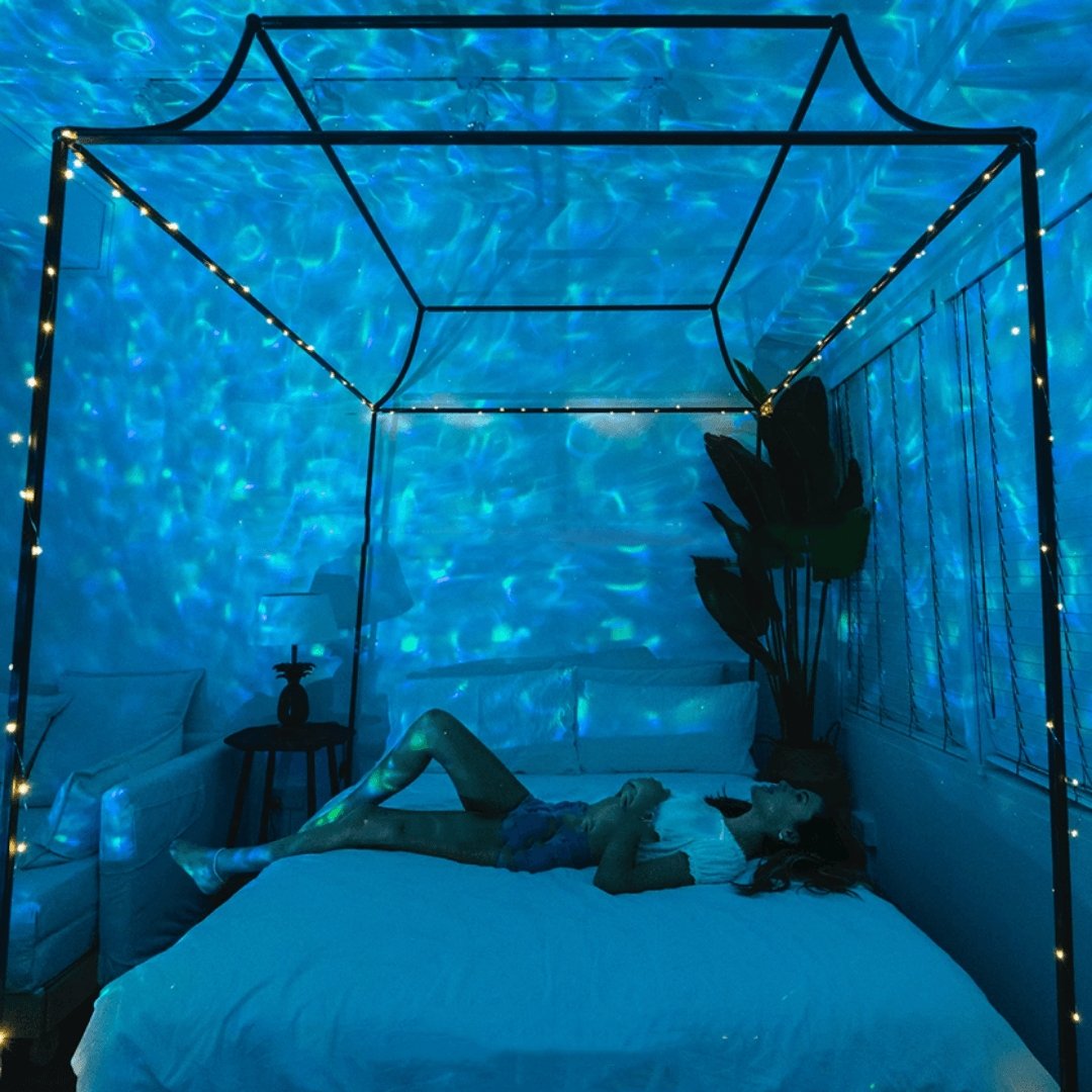 Floroux Galaxy Projecteur | Projecteur LED ciel étoilé | Lumière d'ambiance & veilleuse | Lumières magiques pour la maison