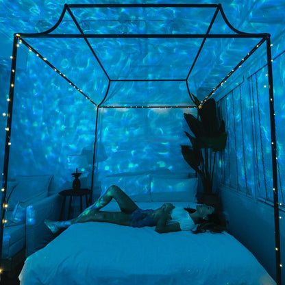 Floroux Galaxy Projecteur | Projecteur LED ciel étoilé | Lumière d'ambiance & veilleuse | Lumières magiques pour la maison