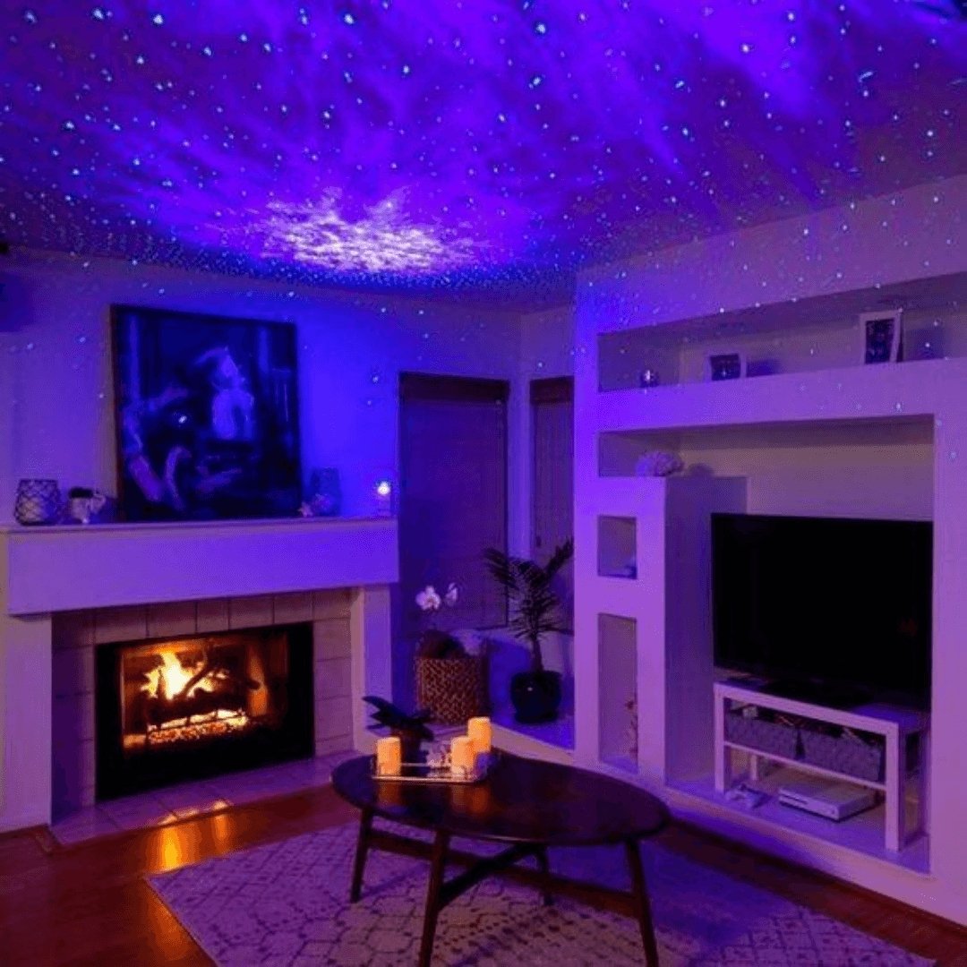 Floroux Galaxy Projecteur | Projecteur LED ciel étoilé | Lumière d'ambiance & veilleuse | Lumières magiques pour la maison