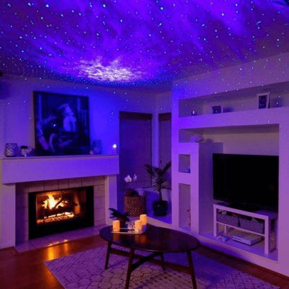 Floroux Galaxy Projecteur | Projecteur LED ciel étoilé | Lumière d'ambiance & veilleuse | Lumières magiques pour la maison