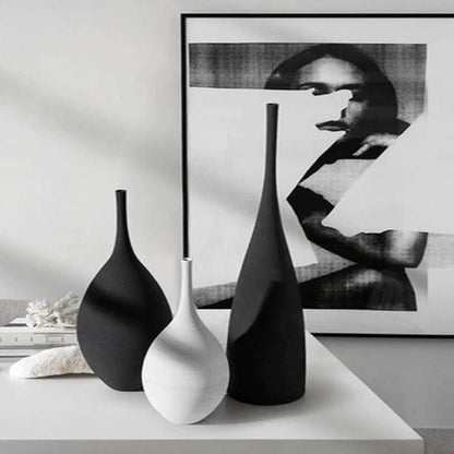 Fine vase set Floroux | Fine ceramic vases | Minimalist design | Elegant interior decor
