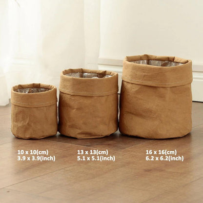 Floroux Planting Bag | Waterproof & Durable | Paper Plant Bag | Eco-Friendly & Stylish
