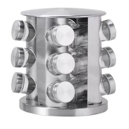 12pc Pot à épices et support