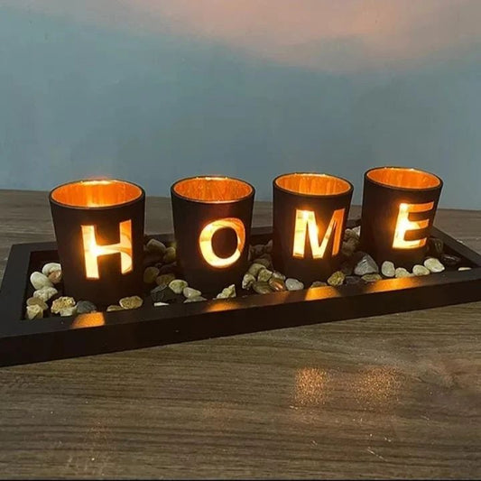 Accessoires de décoration intérieure Porte-bougie créatif