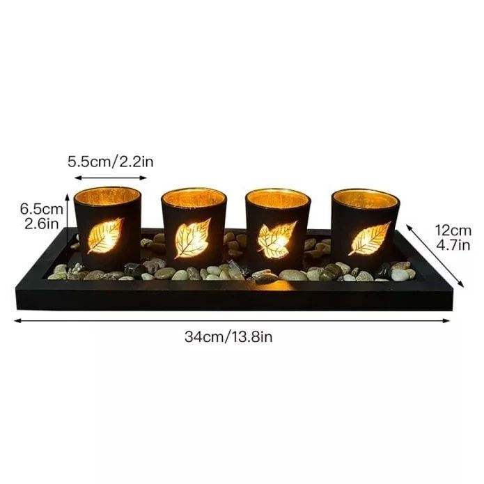 Accessoires de décoration intérieure Porte-bougie créatif