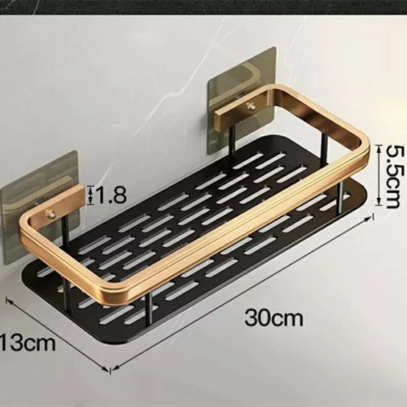 Étagère de rangement pour douche en métal