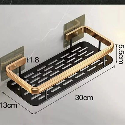Étagère de rangement pour douche en métal