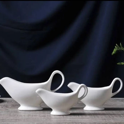 Bateau à sauce/de soupe en porcelaine