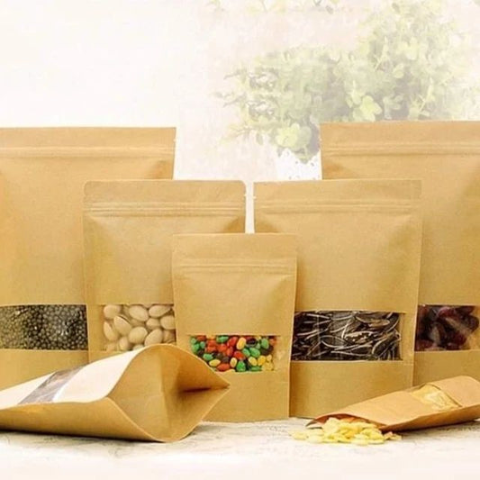 Poche en papier Kraft isolée 50Pc
