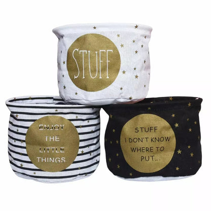 Panier de produits en coton et en lin