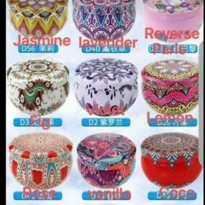 Bougies parfumées 4Pc