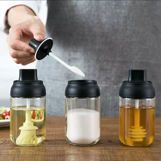 Bocal à épices en verre