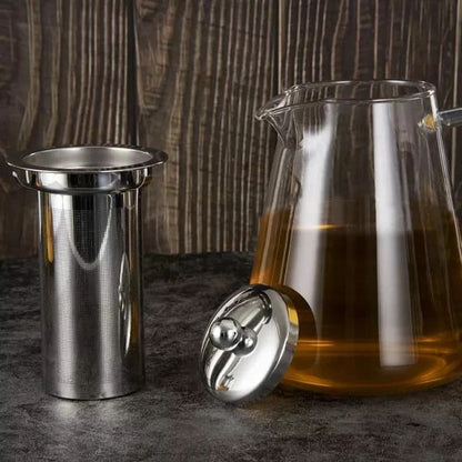 Théière en borosilicate avec infuseur