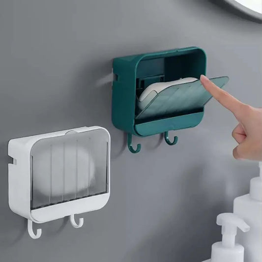 Qualité porte-savon avec couvercle