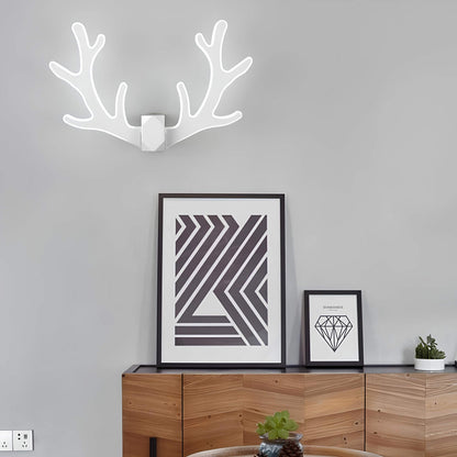 Floroux - Applique murale LED élégante au design moderne de bois de cerf