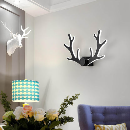Floroux - Applique murale LED élégante au design moderne de bois de cerf