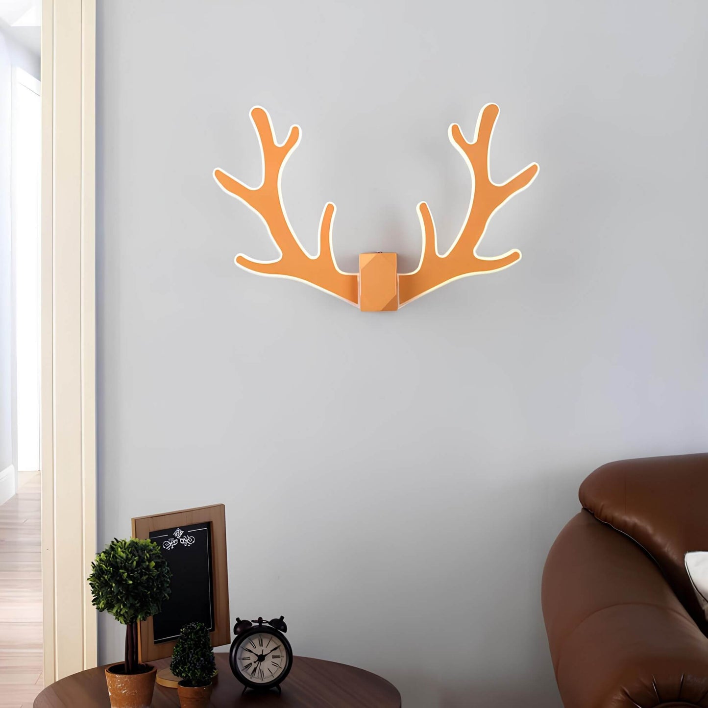 Floroux - Lampe murale LED élégante au design moderne en forme de bois de cerf