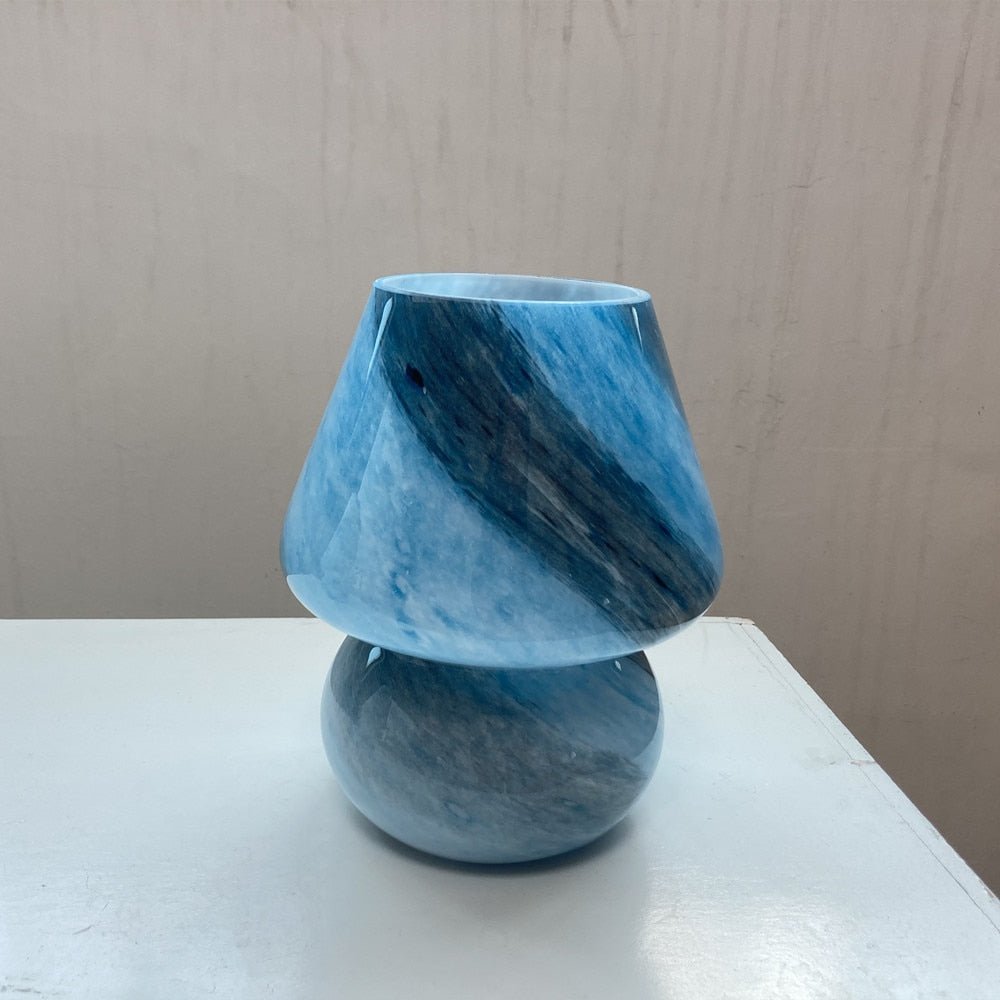 Floroux Glass Lamp Mushroom | Nordic Design Table Lamp | Ambient Light for the Home