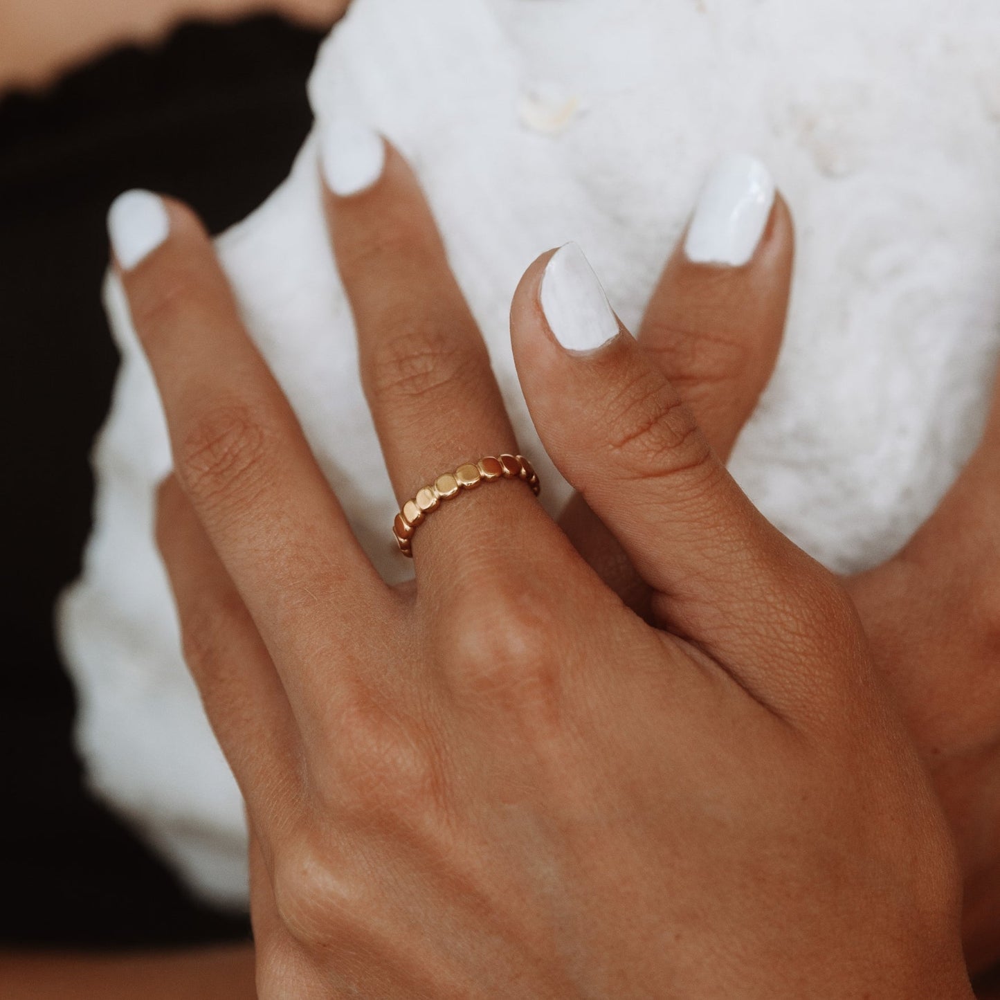 Bague en perles Élina Élégante pour un Look Intemporel