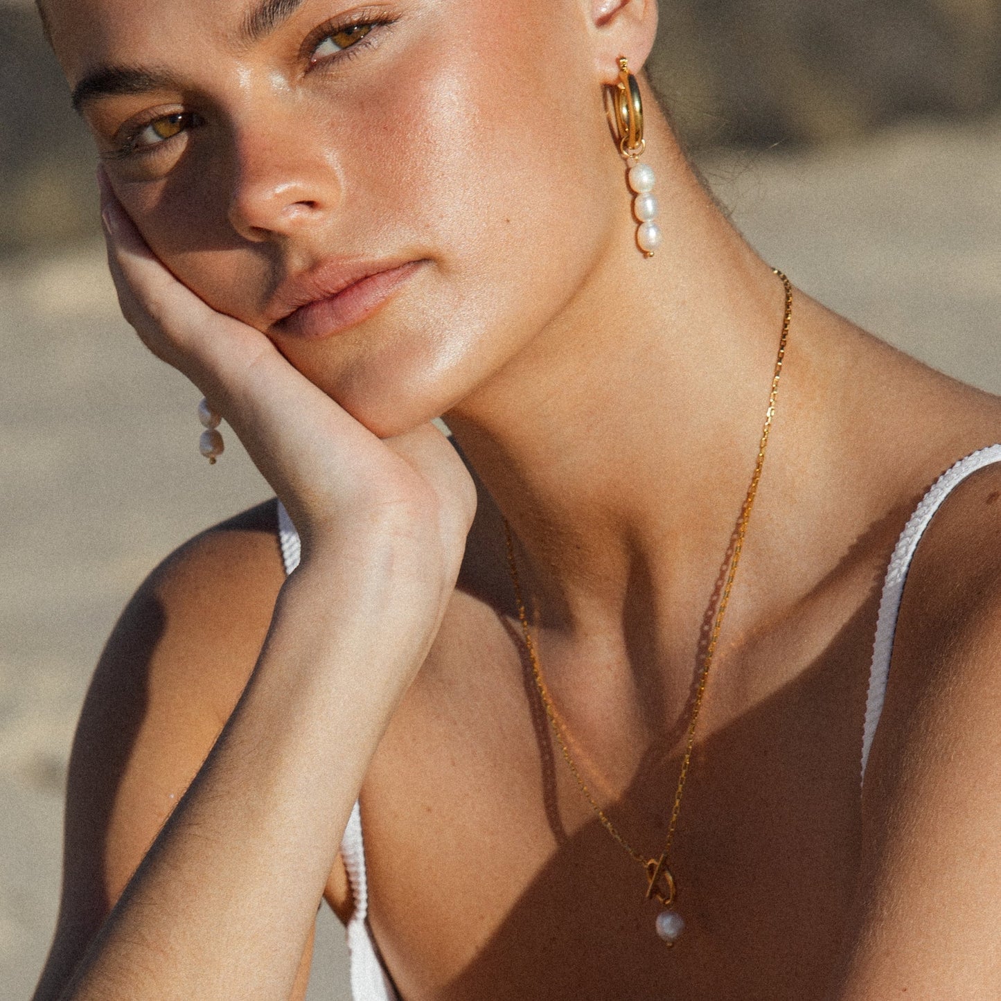 Collier de perles élégant avec fermoir raffiné - Lucía