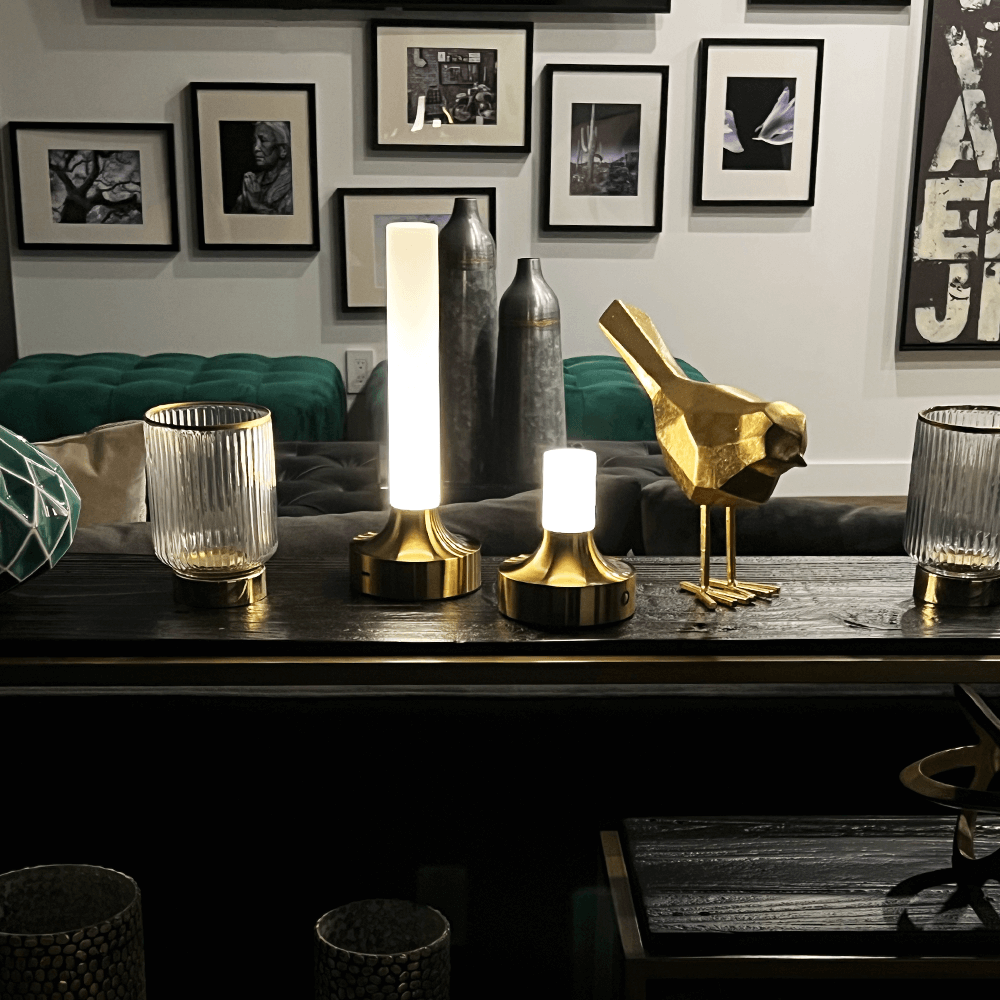 Floroux de Table Boru - Éclairage sans fil réglable et étanche