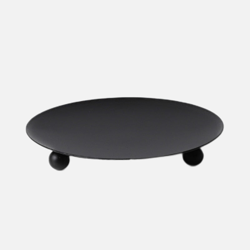 Bougeoir encombrant en or feuillage