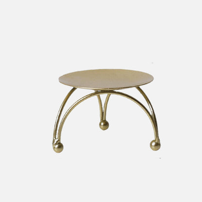 Bougeoir en or feuille chunky