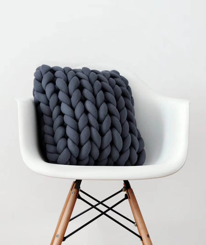 Coussin Tricot Épais