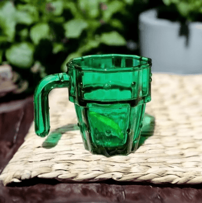 Cactus vert Tasse à café transparente et empilable