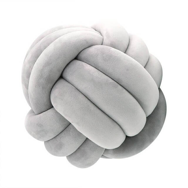Coussin nœud Changeability Ball, coussin de sol décoration de coussin de jetable pour la maison