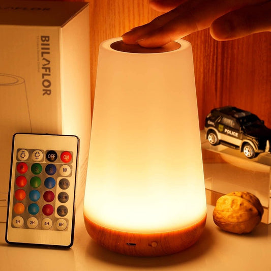 LumiHalina – Lampadaire Élégant avec Commande Tactile et Éclairage Personnalisable
