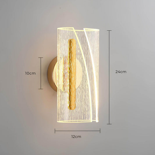 Floroux - Lampe murale LED élégante dans un style scandinave pour un intérieur harmonieux