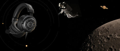 EKSA E5000 Casque de jeu filaire supra-aural - TWS Réduction de bruit HiFi Stéréo Dynamique