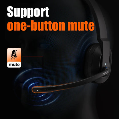 EKSA H5SE Écouteurs sans fil Bluetooth 5.0 avec micro - TWS réduction de bruit HiFi stéréo dynamique