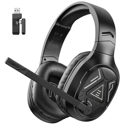 EKSA E5 Casque sans fil Bluetooth 5.3 avec microphone - TWS Casque dynamique HiFi stéréo avec réduction de bruit