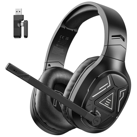 EKSA E5 Casque sans fil Bluetooth 5.3 avec microphone - TWS Casque dynamique HiFi stéréo avec réduction de bruit