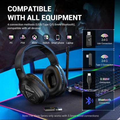 EKSA E5 Casque sans fil Bluetooth 5.3 avec microphone - TWS Casque dynamique HiFi stéréo avec réduction de bruit