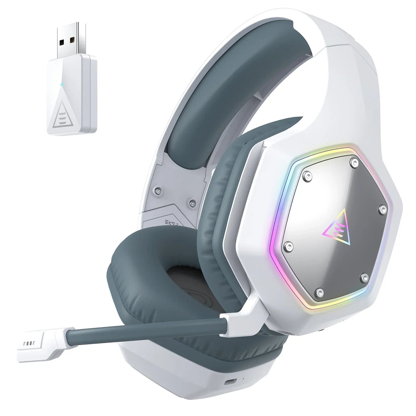 EKSA E1000 Casque de Jeu Bluetooth Sans Fil avec Micro - TWS Réduction de Bruit HiFi Stéréo Dynamique