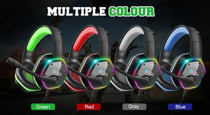 EKSA E1000 Casque Gaming Filaire avec Micro - TWS Réduction de Bruit HiFi Stéréo Surround 7.1 Casque Dynamique