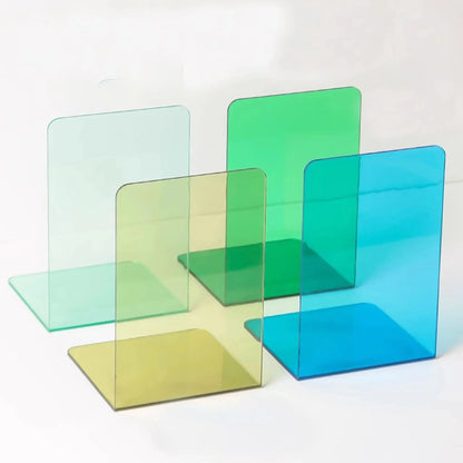 Support livres robustes en acrylique.
